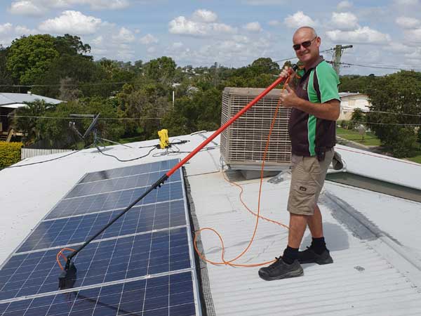 solar panel cleaning